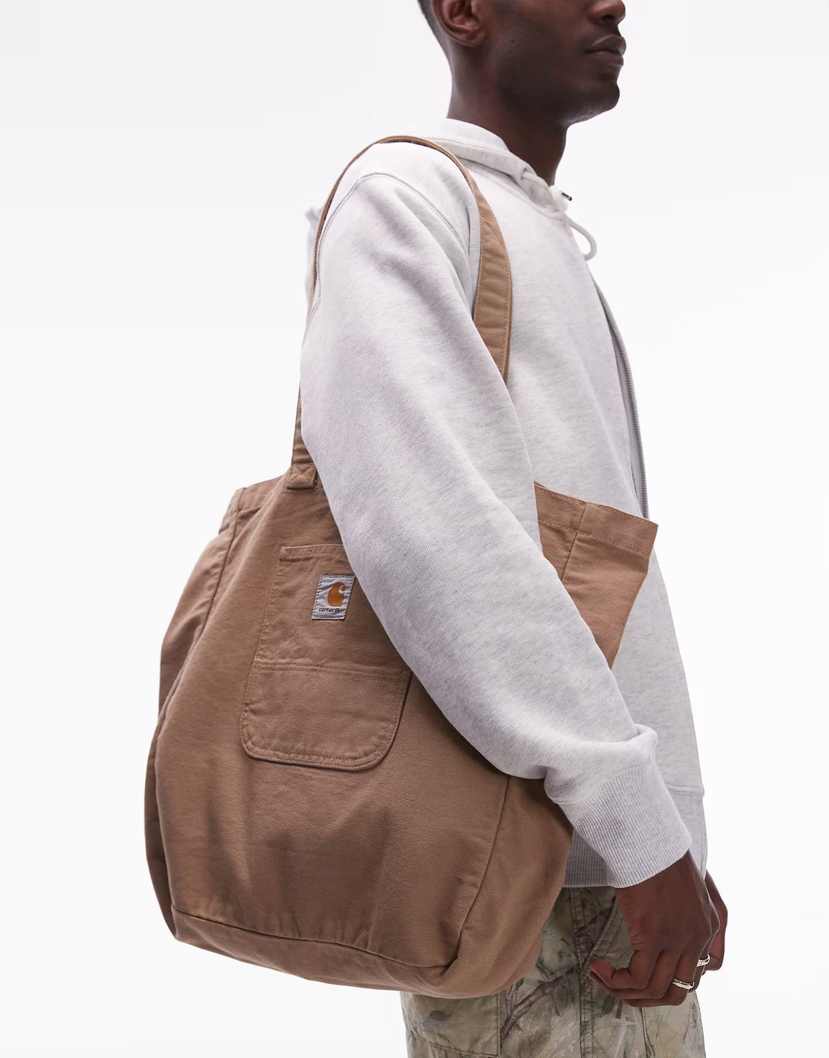 Carhartt WIP bayfield tote bag in beige