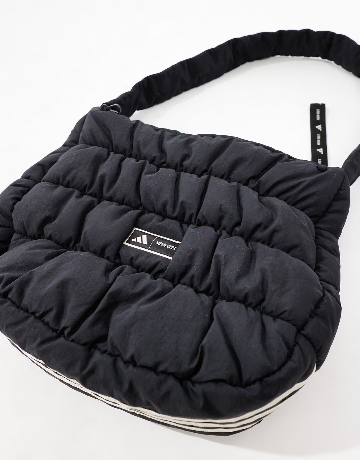 adidas Performance quilted bag in black