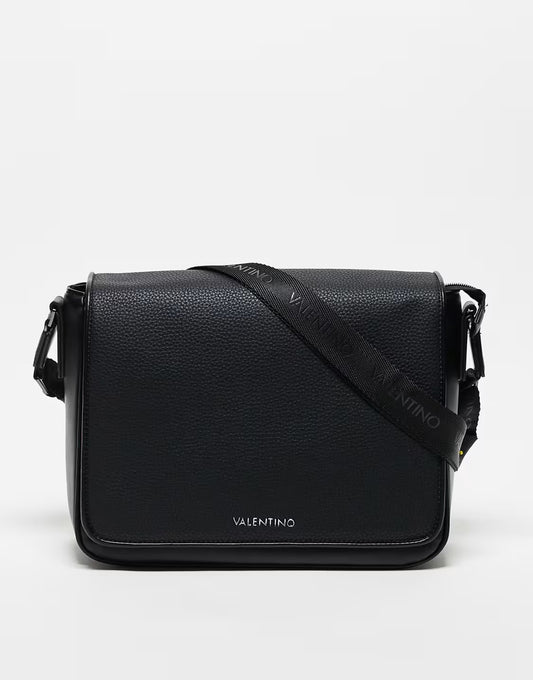 Valentino Efeo satchel crossbody bag in black