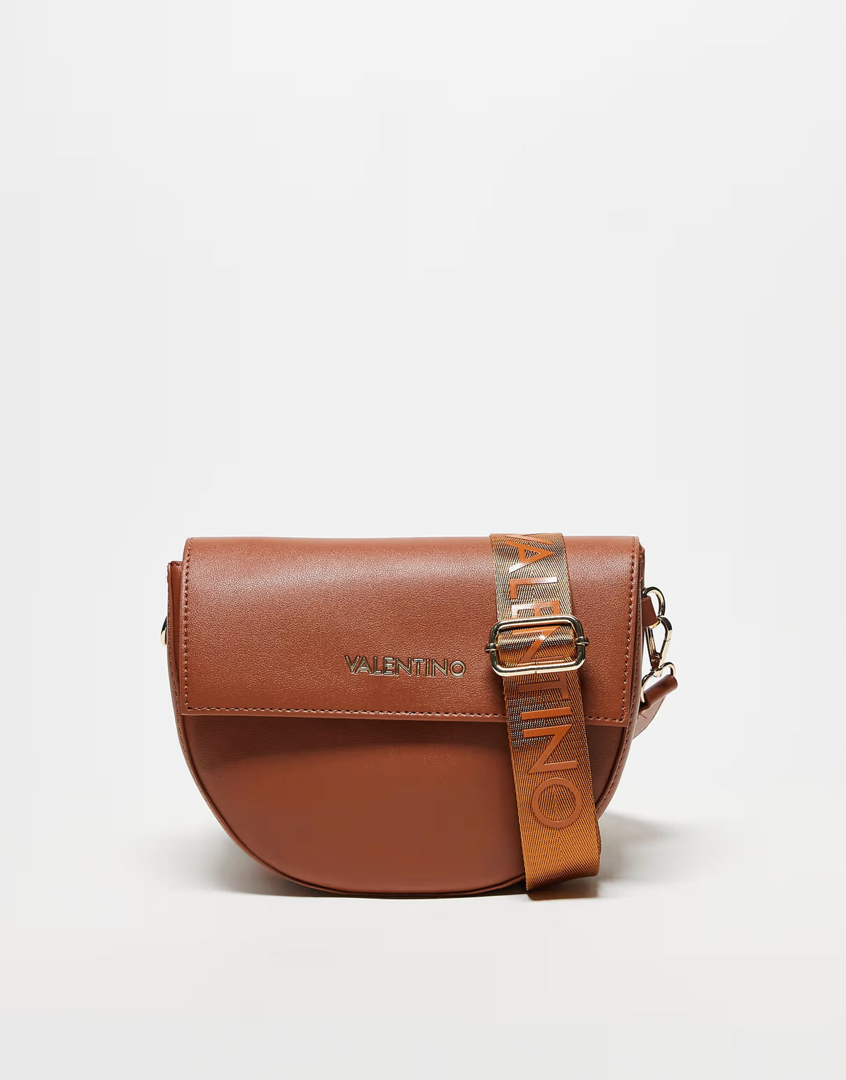 Valentino bigs flap crossbody bag in tan