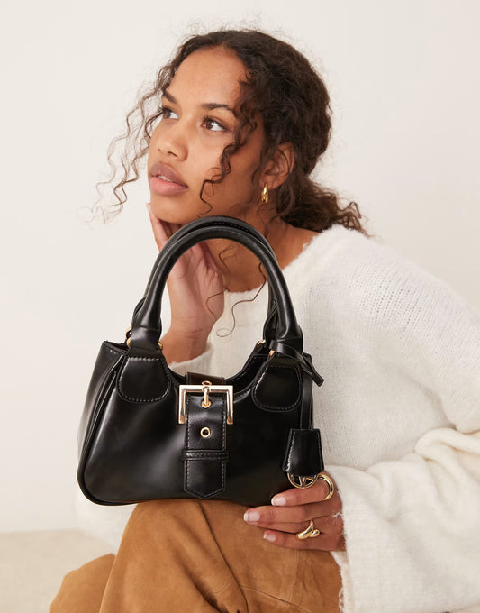 New Look cross body grab bag in black