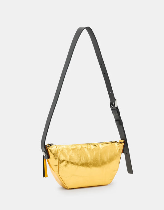 Allsaints Madea crossbody bag in warm gold